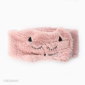 Wholesale Cartoon Flannel Make-Up Headband Hair Band