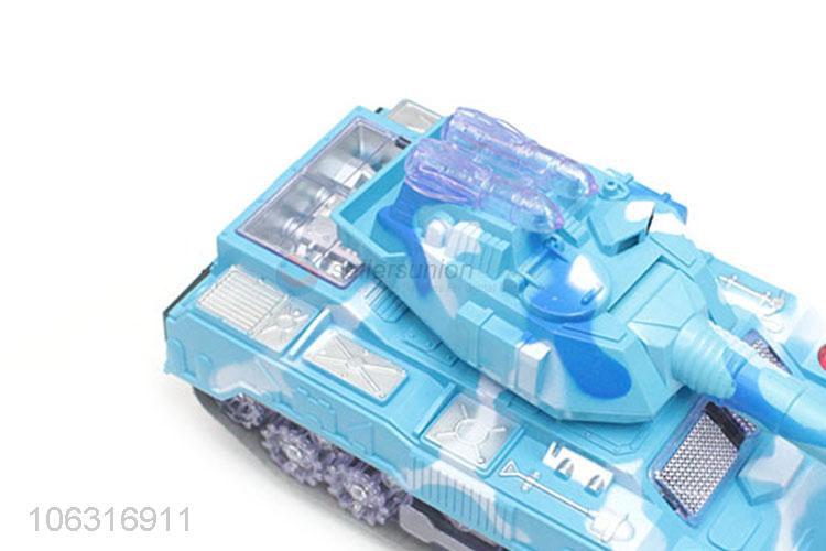 Wholesale custom children electric toy tank with light and music