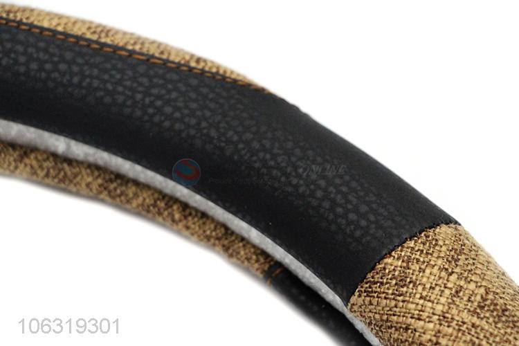 Superior quality rough hemp car steering wheel cover