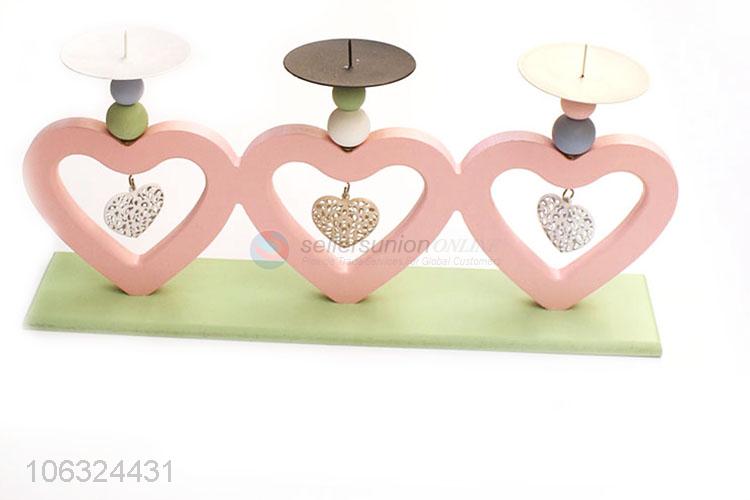 Customize Wooden Decorative Candle Holder Candlestick For Home Decor