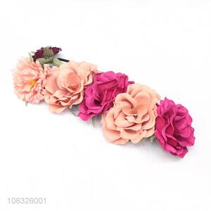 New Girl Flower Hair Wreath Baby Flower Headband