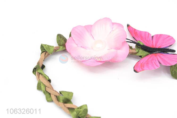 Factory Sell Hair Accessories Flower Headband For Girls