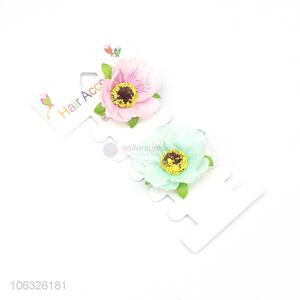 Factory Sales Handmade Flower Hair Clip Hair Decorative