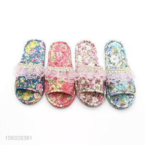 Good Quality Cotton Female Slippers