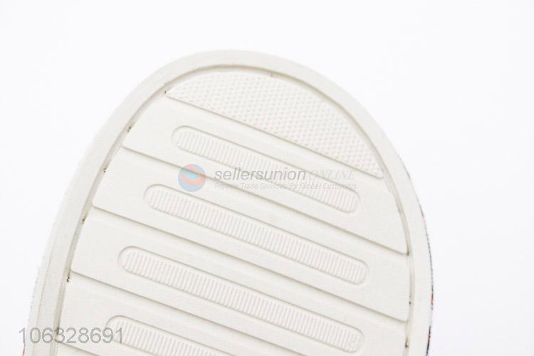 Eco-Friendly Cotton Closed Toe Winter Warm Indoor Slipper