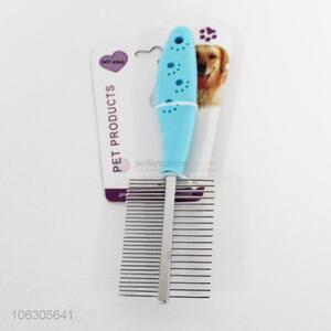 Good quality pet cleaning brush two-sided dog comb
