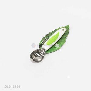 Wholesale leaf printed handle stainless steel ice cream scoop