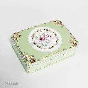 Best quality iron box tin cans cookie box storage box