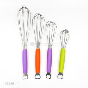 China manufacturer kitchen supplies stainless steel egg beater egg whisk