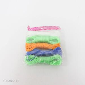 Good quality 5pcs colorful heavy duty plastic clothesline