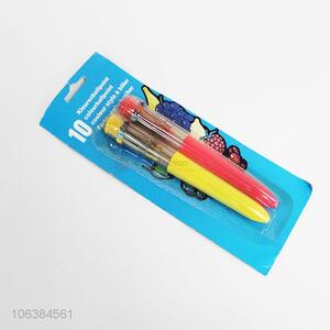 Wholesale good quality multicolor plastic ball-point pens