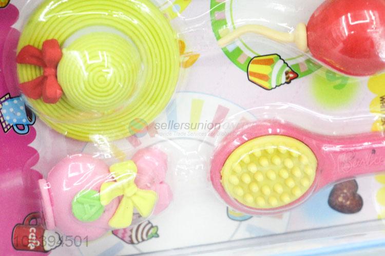 Best sale school stationery kids 3D TPR eraser set