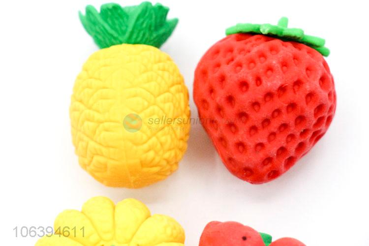 Good sale novel design kids toy erasers 3D TPR erasers