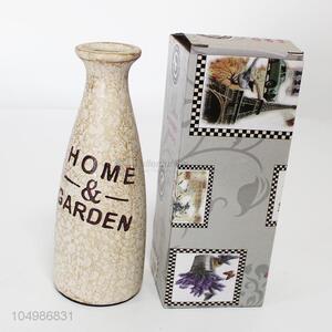 Factory sell ceramic flower vase home decoration