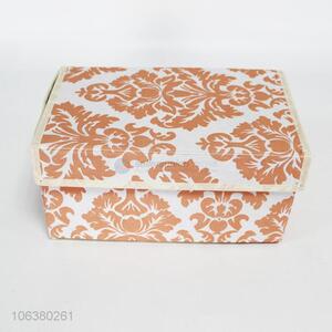 Wholesale premium foldable nonwovens storage box with delicate printing