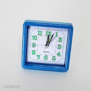 Bottom price wholesale square plastic alarm clock