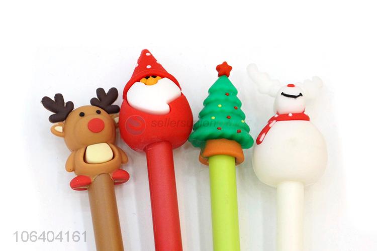 Popular Christmas Series Stationery Cute Gel Ink Pen