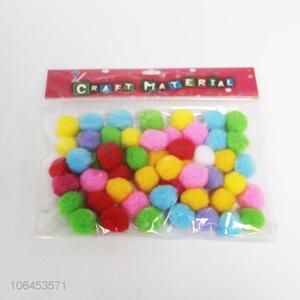 Factory sell garment accessories colorful hairball