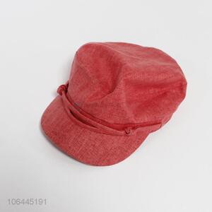 New Style Plain Peaked Cap Fashion Hat For Ladies