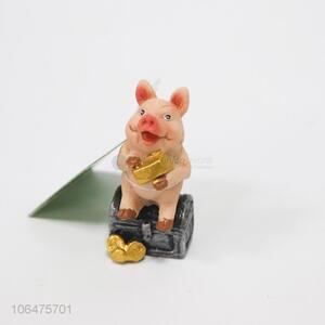 Good Quality Resin Pig Decoration Crafts