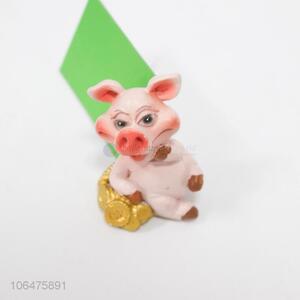 High Quality Cute Pig Shape Resin Decoration