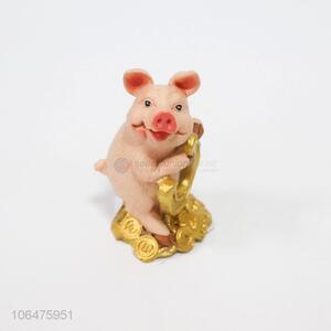 Hot Selling Pig Shape Resin Decorative Ornament