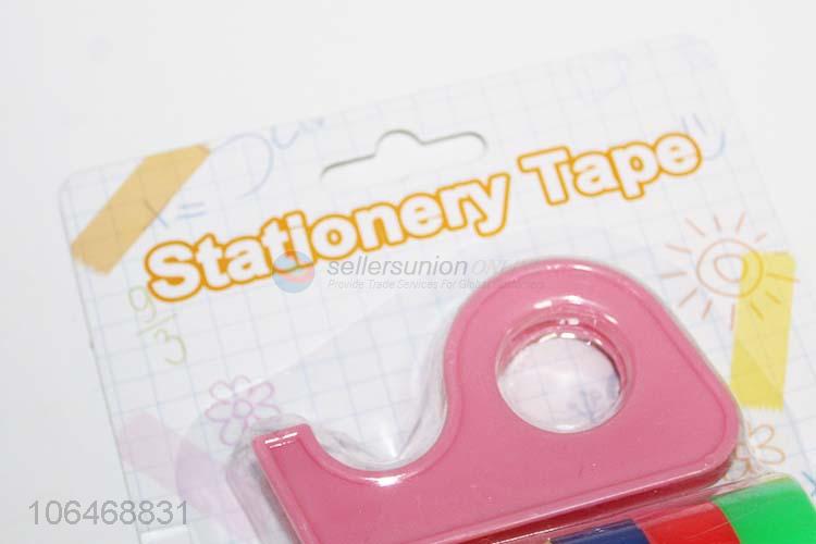 Most popular 6 colors stationary tape set for office and students