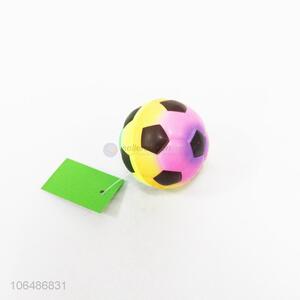 Unique design football shape bouncing ball 60mm toy balls