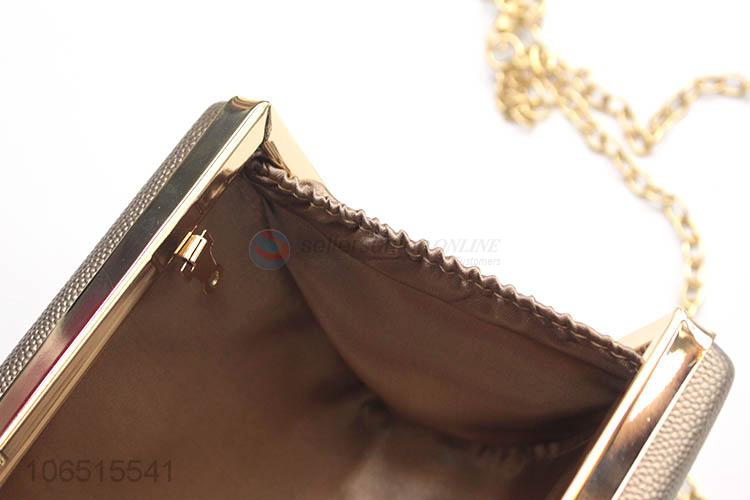 Good sale pu leather evening clutches bag chain shoulder bag