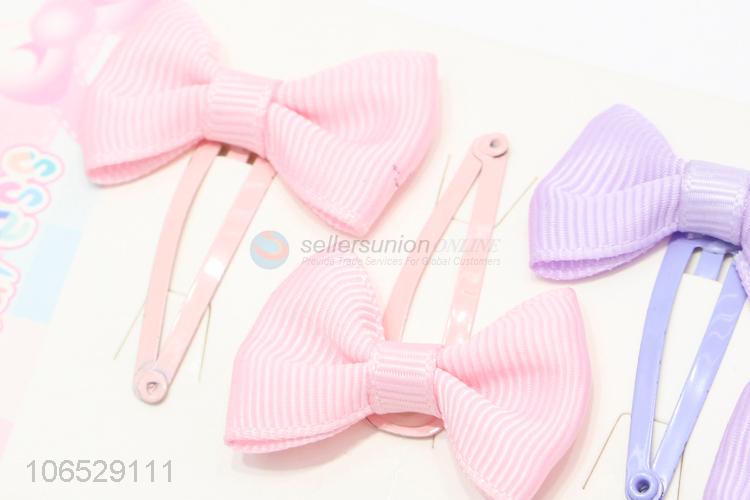High Quality Boutique Bow Hair Clip Hairpins Set For Kids Girl