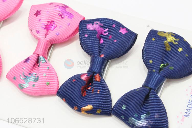 New Style Small Cute Bow Hair Clips Beautiful Headwear Set For Girls