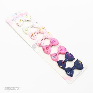 New Style Small Cute Bow Hair Clips Beautiful Headwear Set For Girls