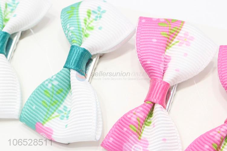 Hot Sale Hair Clip Child'S Bow Clip Hair Bowknot Hairpin Set