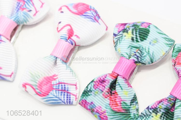 Wholesale Lovely Colorful Bowkot Hair Accessories Girls Headwear Hairpin Set