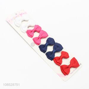 New Design Kids Bow Hair Clip Children Gift Hairpin Set