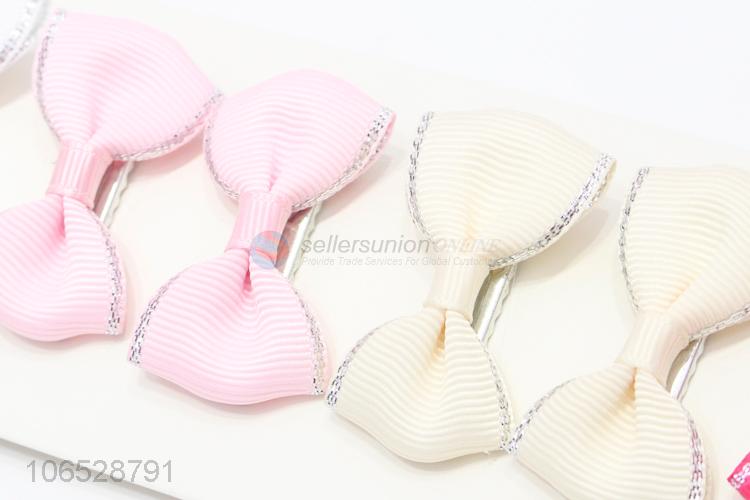 Wholesale Cute Bow Decoration Hair Clips Girls Headwear Hairpin Set