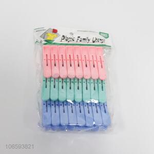 Wholesale 24 Pieces Plastic Pegs Cheap Clothespins