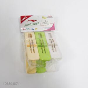 High Quality 3 Pieces Plastic Clothespin