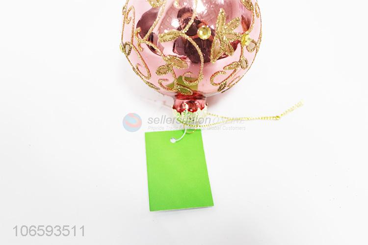 Recent design Christmas ornaments personalized glass balls