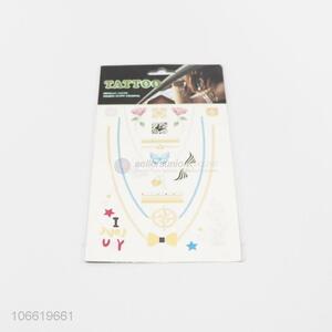 Best selling metallic temporary tattoo sticker bracelet