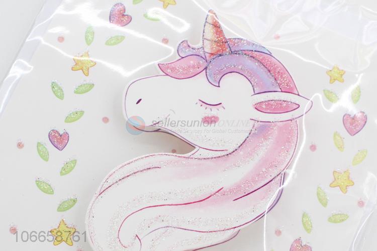 Fashion Unicorn Pattern Paper Greeting Card