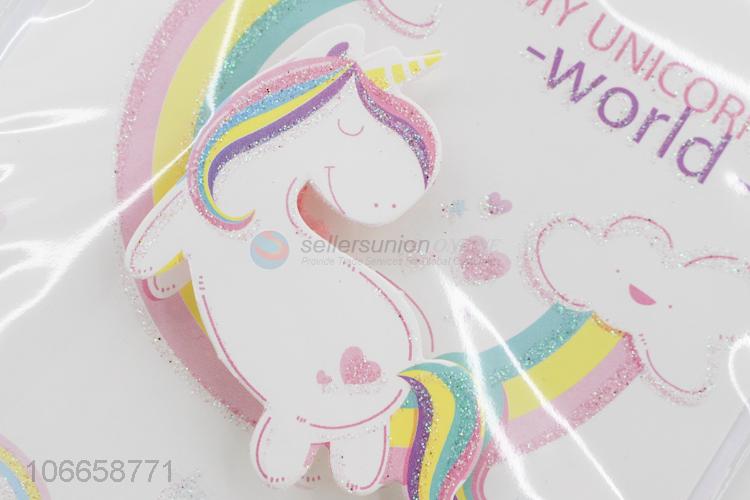 Best Selling Unicorn Pattern Paper Greeting Card