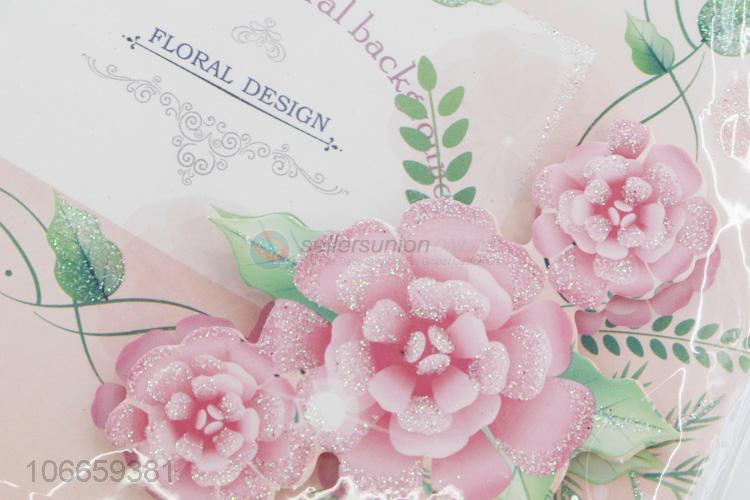 Wholesale Flower Pattern Paper Greeting Card