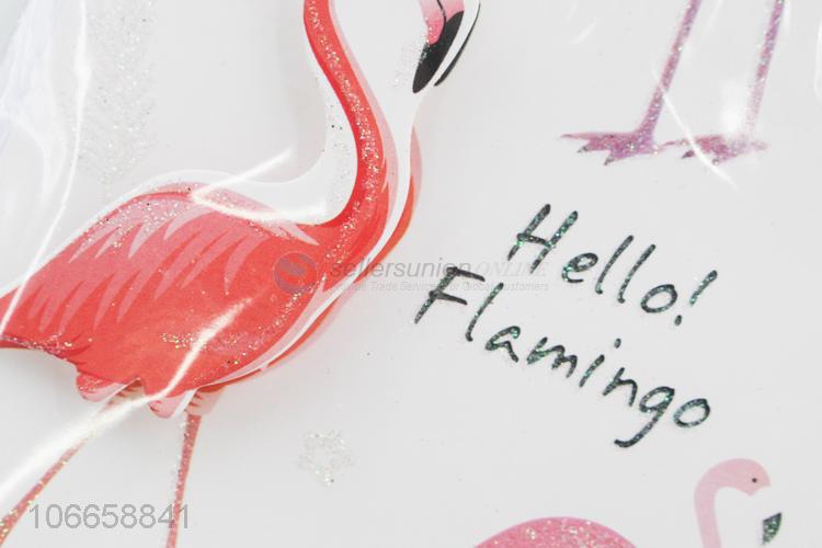 New Arrival Flamingo Pattern Greeting Card