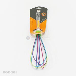 Wholesale colorful 11.5inch egg beater egg whisk kitchen tools