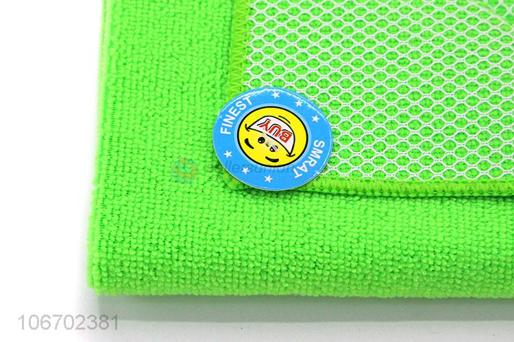 Low price kitchen cleaning cloth microfiber dish towel