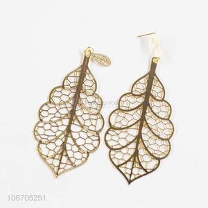 Custom Leaf Shape Stud Earring Fashion Accessories