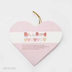 High-quality factory custom logo heart shape paper greeting card