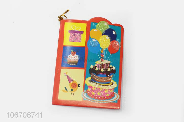 Promotional cheap rectangle birthday cards birthday greeting card