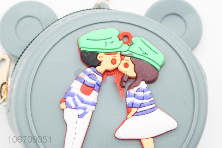 Good Quality Cute Cartoon Design Soft Silicone Coin Purse